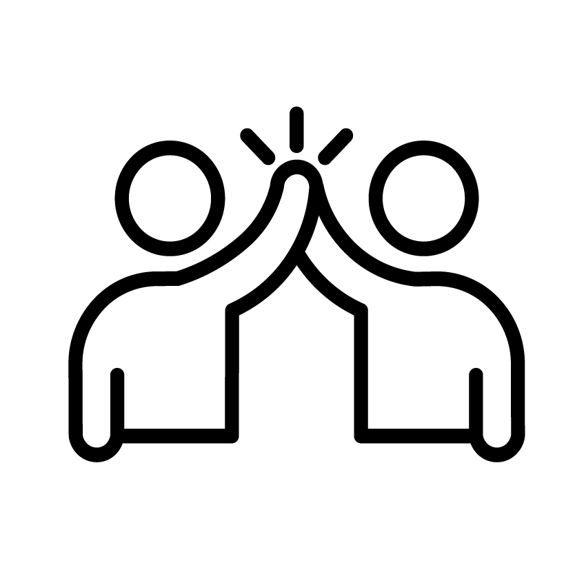 An icon showing a place of work.